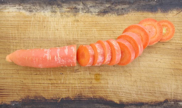 Zanahorias dulces y frescas vegetales — Foto de Stock