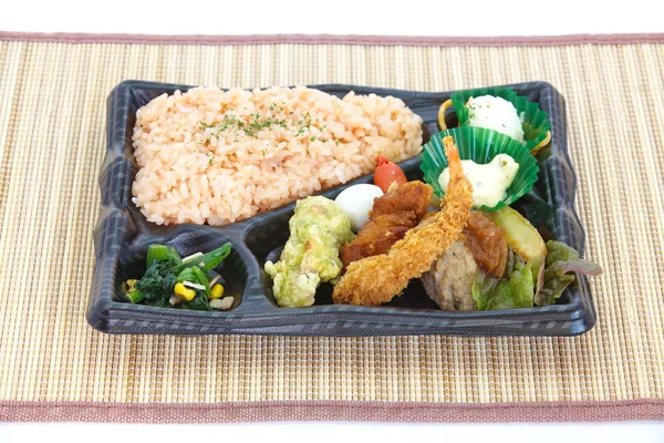 Japanse kant en klare lunchbox — Stockfoto