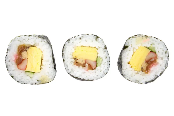 Traditionele verse Japanse sushi rolt — Stockfoto