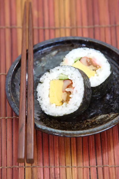 Japanese sushi rolls — Stock Photo, Image