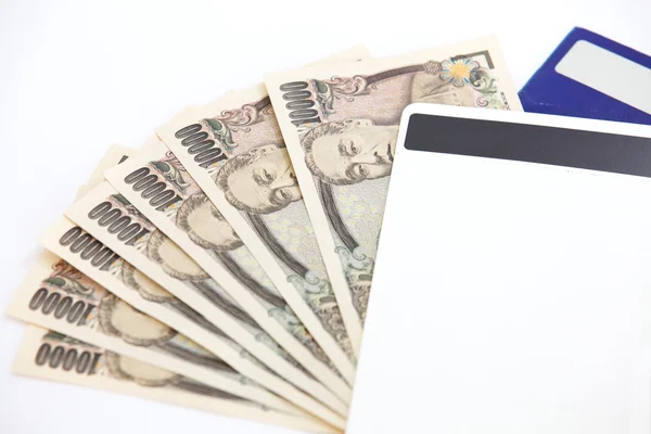Japońskiej waluty notatek, Jen japoński — Zdjęcie stockowe