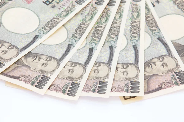 Japanese currency notes — Stock Photo, Image