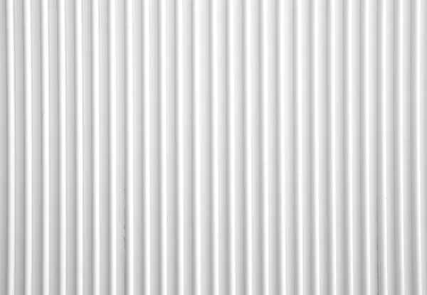 Textura de metal ondulado branco — Fotografia de Stock