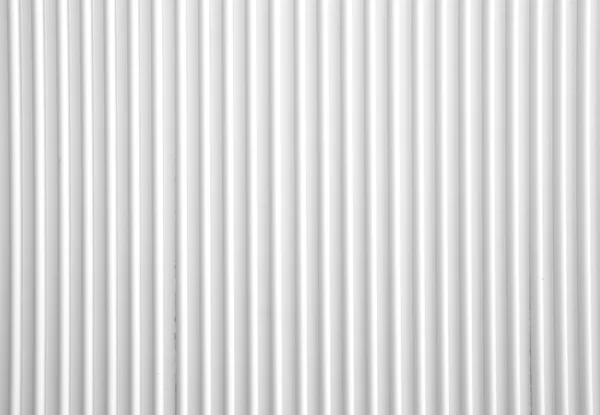 White Corrugated metal texture — Stock Photo, Image