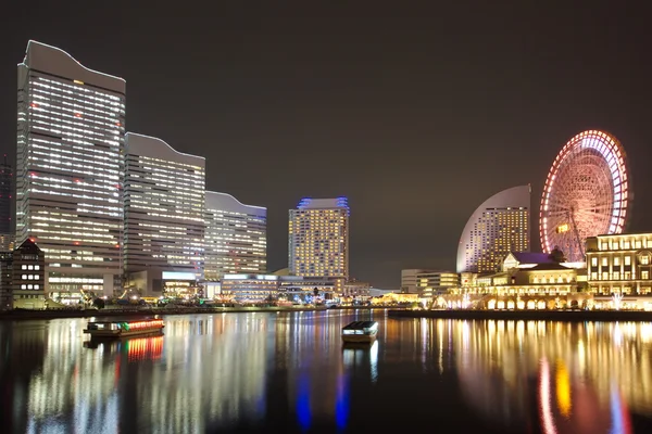 Linha do horizonte de Yokohama — Fotografia de Stock