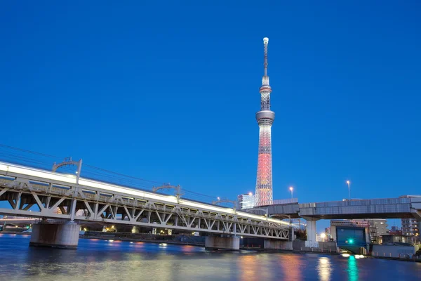 Tokyjskou sky tree — Stock fotografie