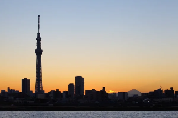 Tokyjskou sky tree — Stock fotografie