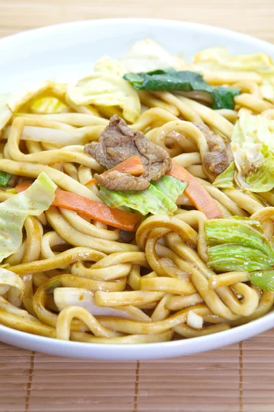 Stir-fried noodles — Stock Photo, Image
