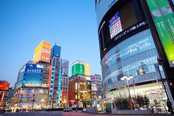Distrito de negócios em Tóquio — Fotografia de Stock