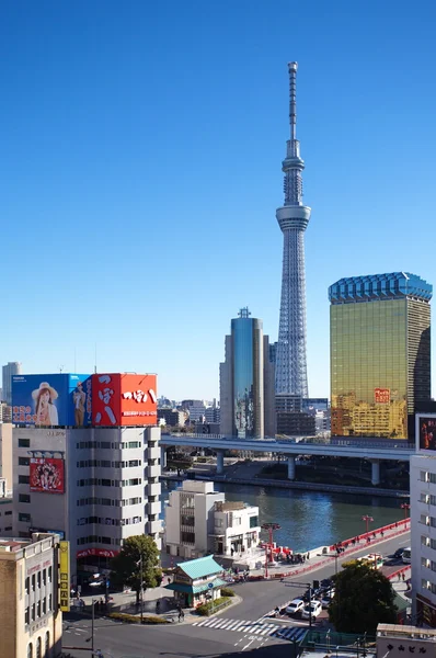 Tokyjskou sky tree — Stock fotografie