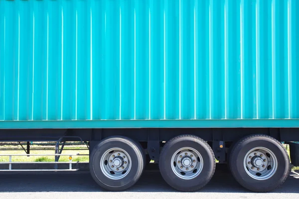 Blue Cargo container — Stock Photo, Image