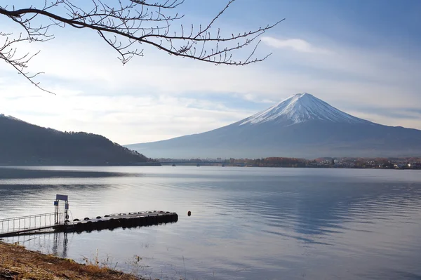 Monte Fuji e lago di Achi — Foto Stock