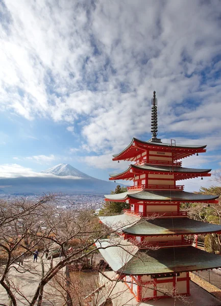 Japanese red pagoda ,Tokyo — Stock Photo, Image