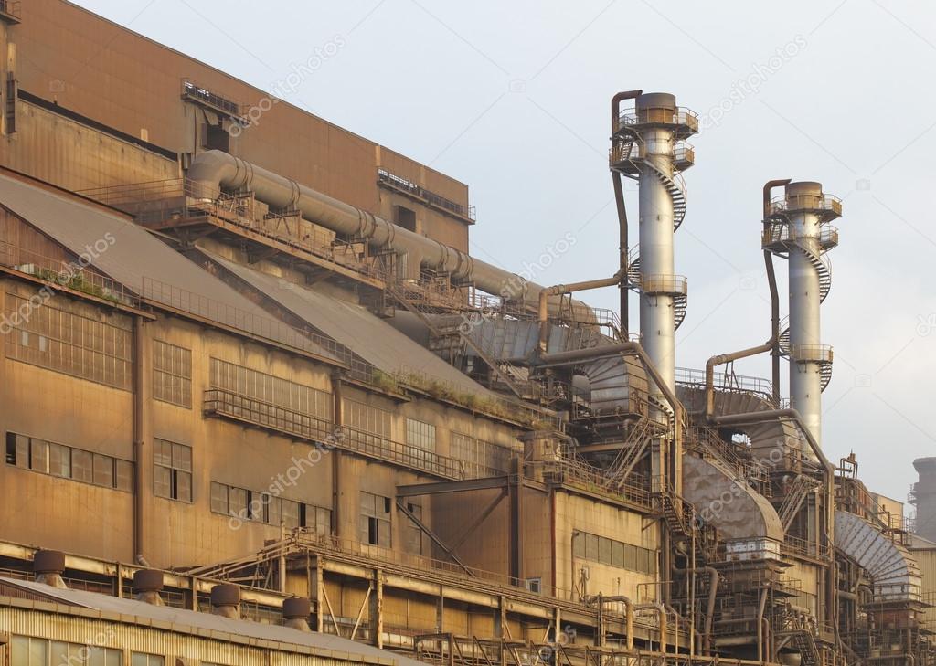 Heavy industrial iron plant