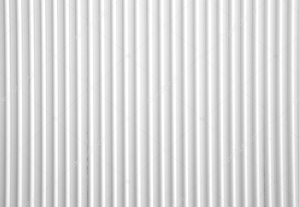 White Corrugated metal texture