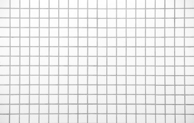 Beyaz Mozaik çini duvar