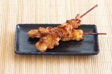 lezzetli Asya tavuk satay