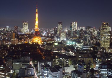 Tokyo şehir manzarası