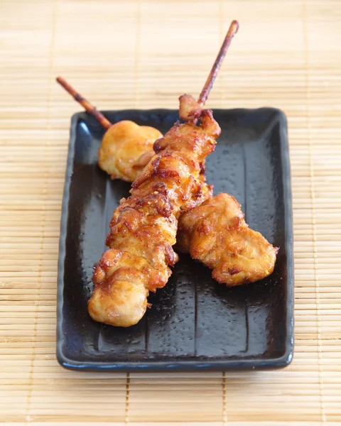 Delicioso asiático frango Satay — Fotografia de Stock