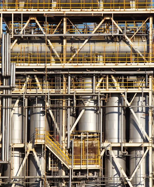 Petrokemiska industrianläggning — Stockfoto
