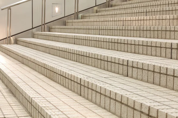 White stairs concrete — Stock Photo, Image