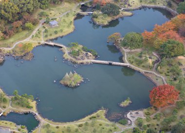 okavango Deltası havadan görünümü (