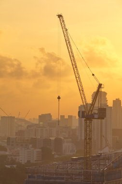 Siluet vinç çalışma 