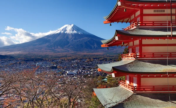 Japanska röda pagod, Tokyo — Stockfoto