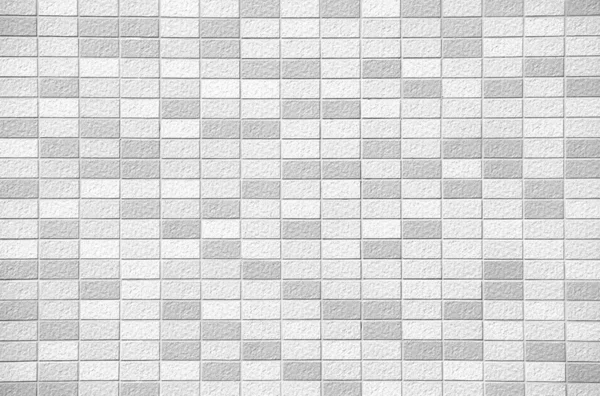 Bianco piastrelle di mosaico — Foto Stock