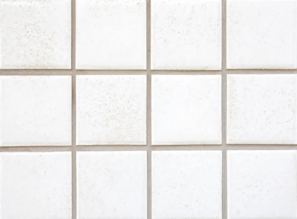 Parede de telha de concreto branco — Fotografia de Stock