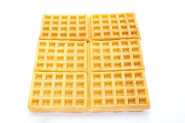 lezzetli tatlı waffle