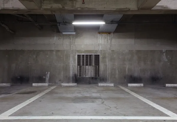 Parking garage underground interior — Stock Photo, Image