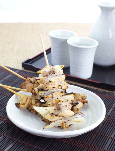 Lahodný kuřecí satay — Stock fotografie