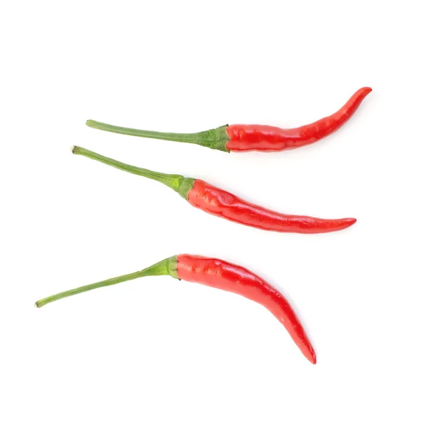 Groep van rode pepers — Stockfoto