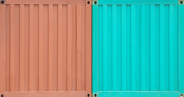 Stacked cargo containers — Stock Photo, Image