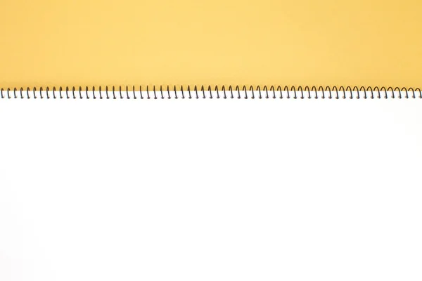 Opened white notebook — Stock Photo, Image