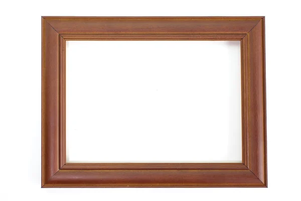 Houten frame voor foto — Stockfoto