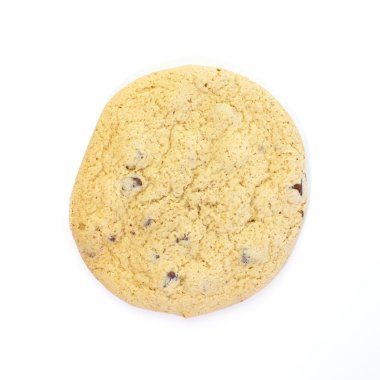 Çikolata parçacıklı kurabiye.