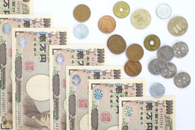 Japonca yen notları.