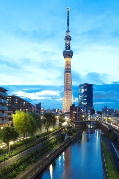 Tokyjskou sky tree — Stock fotografie