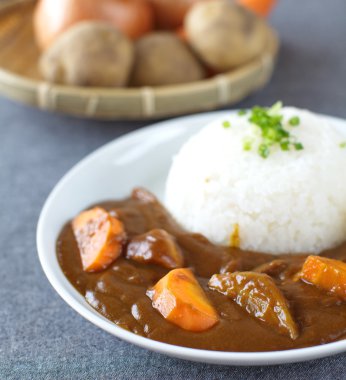Curry rice , Japanese food clipart