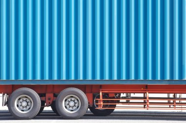 gestapelde cargo containers