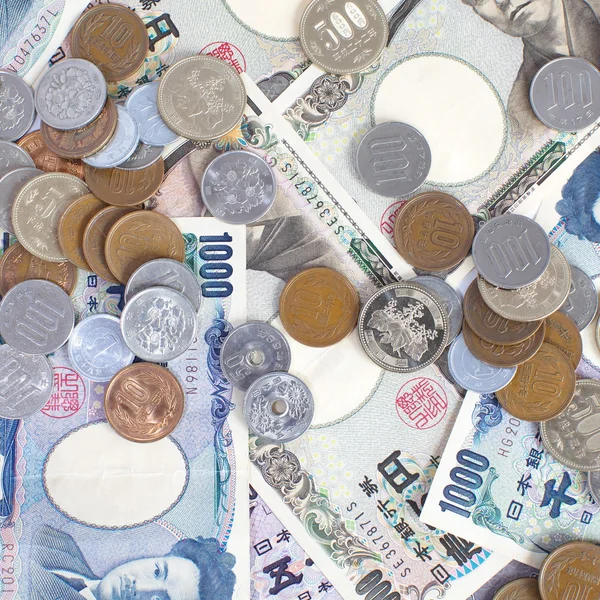 Japanese yen notes. — Stock Photo, Image