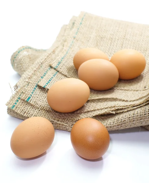 Eggs isolated — Stock Photo, Image