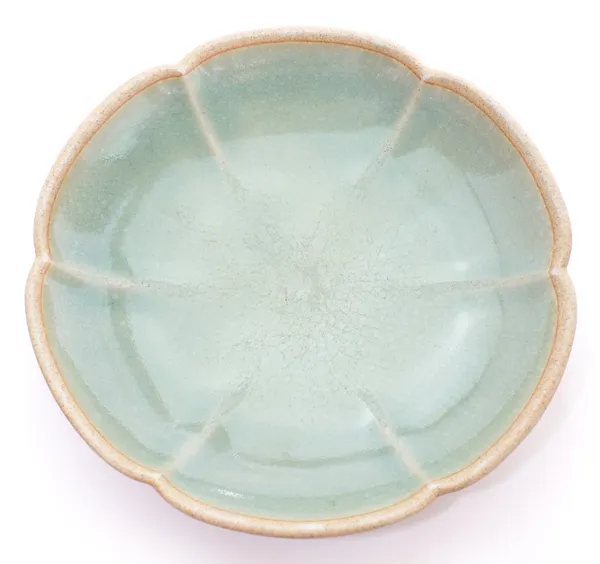 Prato de cerâmica Celadon — Fotografia de Stock