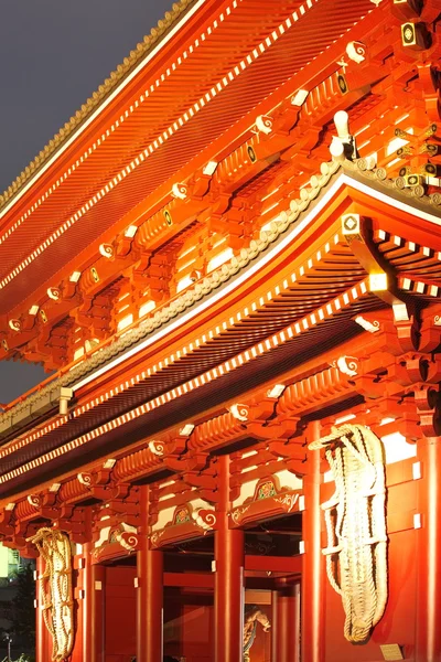 Pagode vermelho japonês, Tóquio — Fotografia de Stock