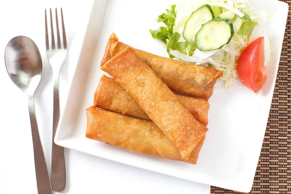 Fried Egg Rolls — Stock Photo, Image