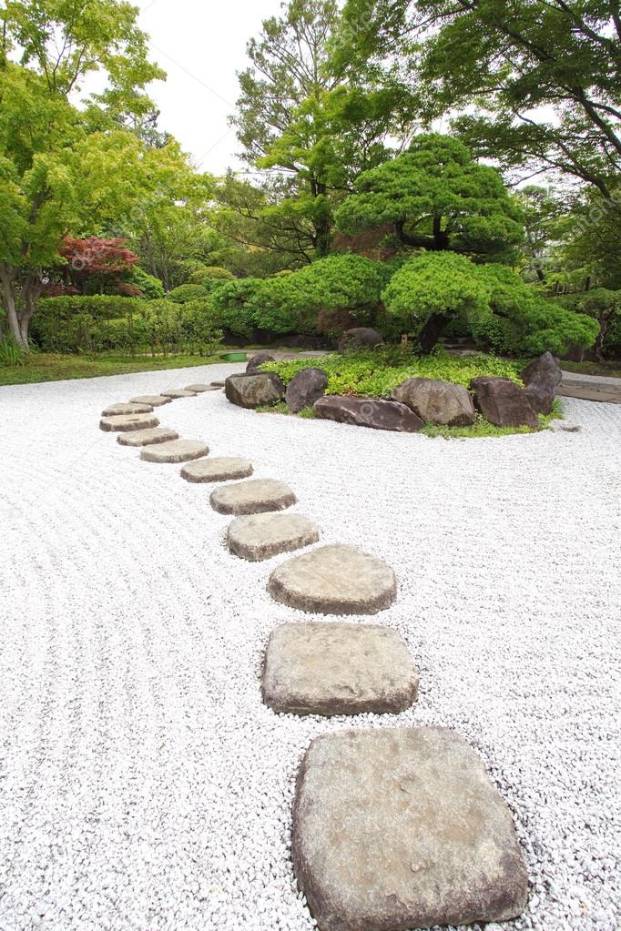 Zen stones path