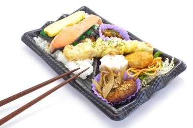 Japanese ready-made lunchbox clipart