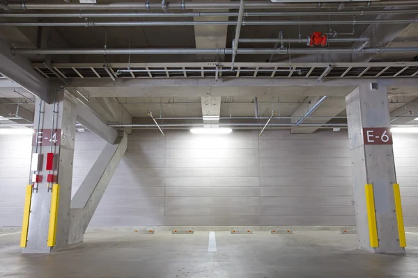 Parking garage underground interior — Stock Photo, Image